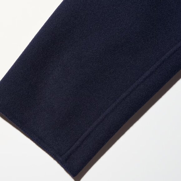 Jil Sander +J Uniqlo Women Oversized Double Face Shirt Jacket Navy Size L NWT - Picture 12 of 16